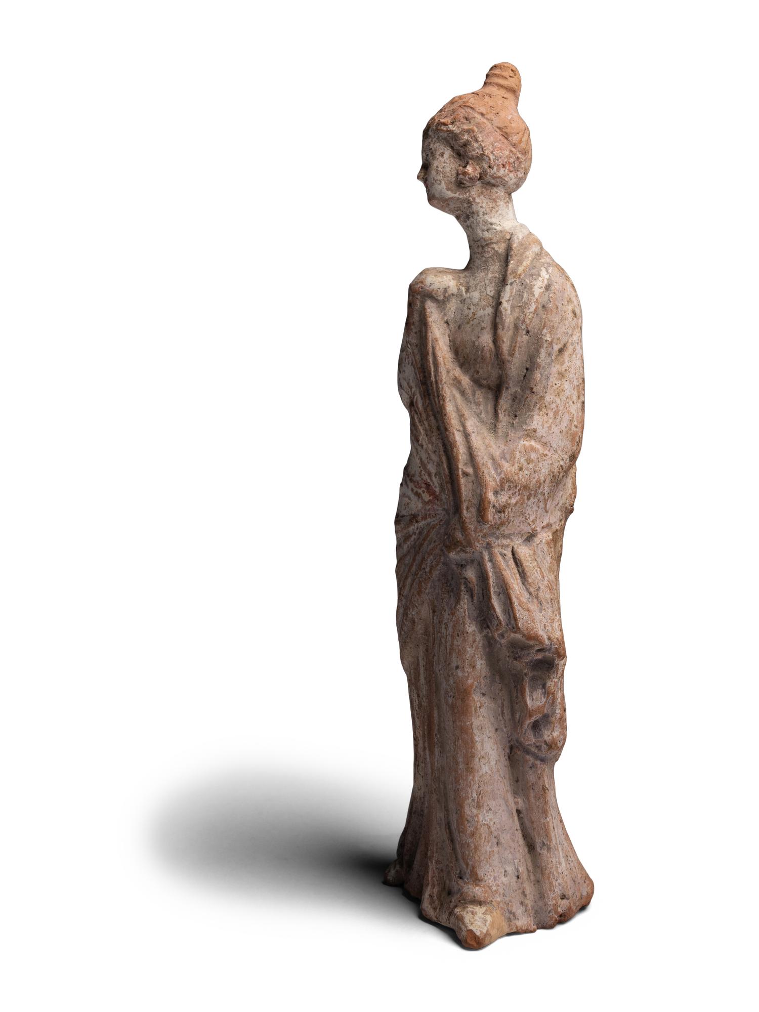 A Hellenistic Polychrome Female Figure