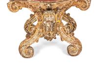 An Italian Giltwood X-form Stool