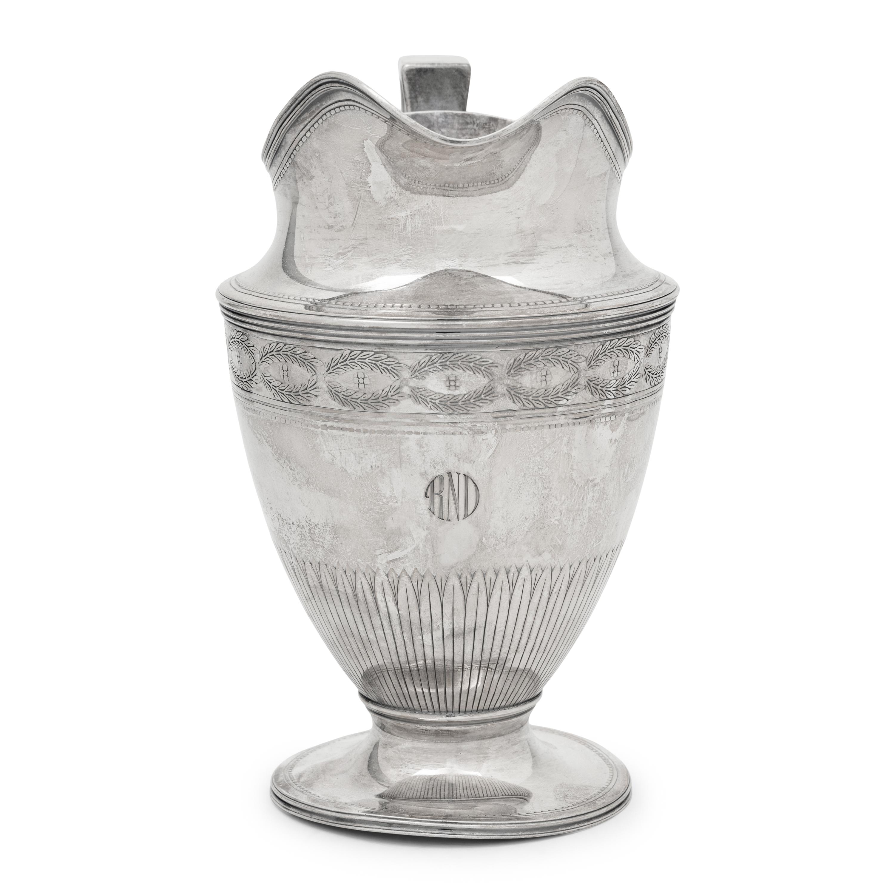 A Tiffany and Co. Silver Water Pitcher