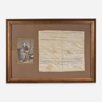 [Americana] Henry, Patrick Partially-Printed Document, signed