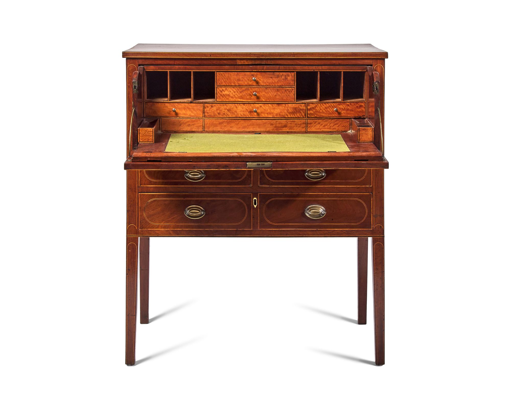 A Federal Inlaid Mahogany Lady's Writing Desk