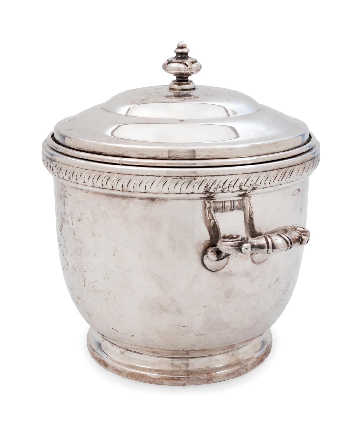 An American Silver-Plate Ice Bucket