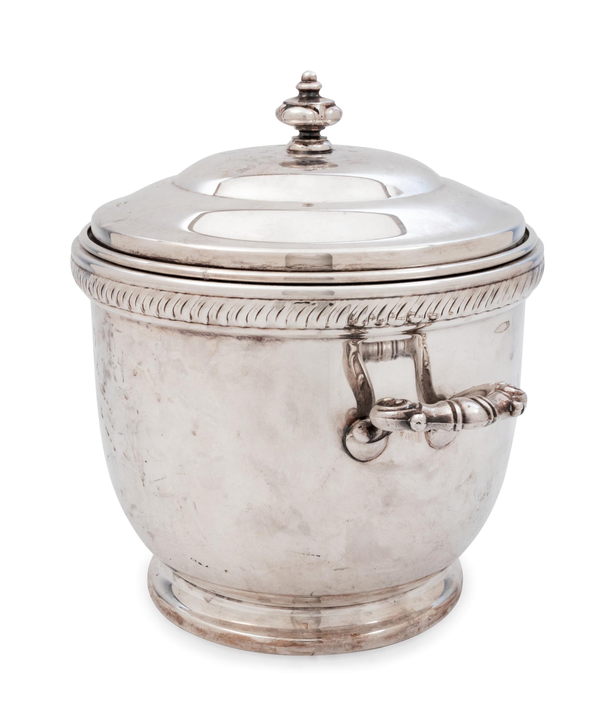 An American Silver-Plate Ice Bucket