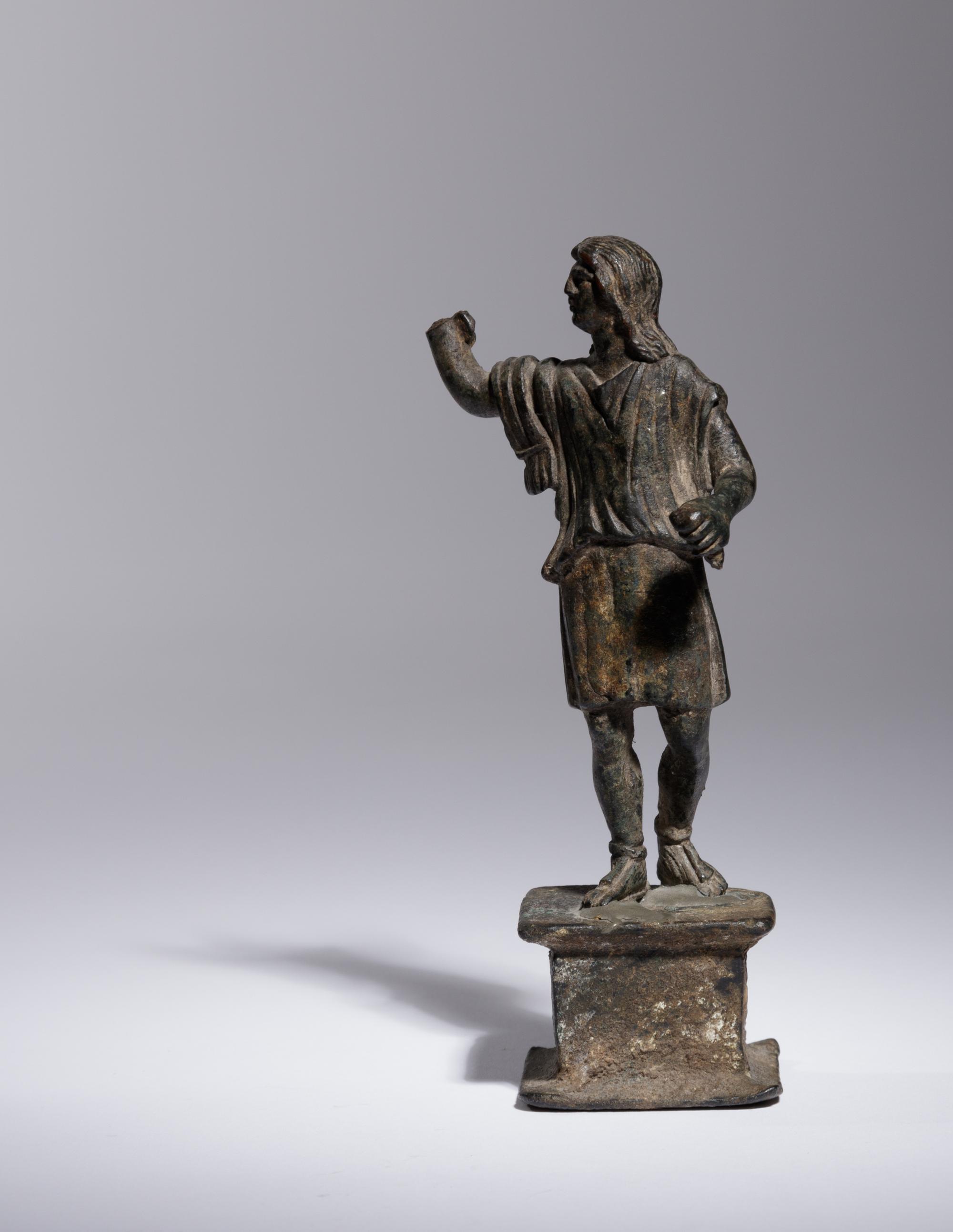 A Roman Bronze Figure of a Man