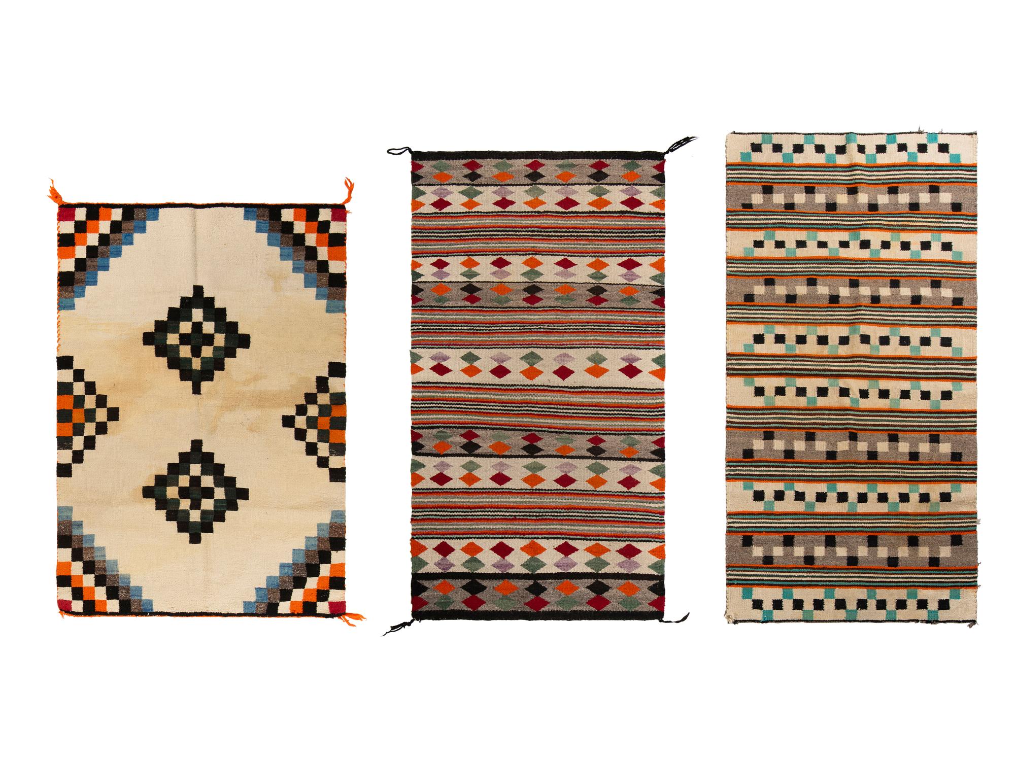 Navajo Double Saddle Blankets