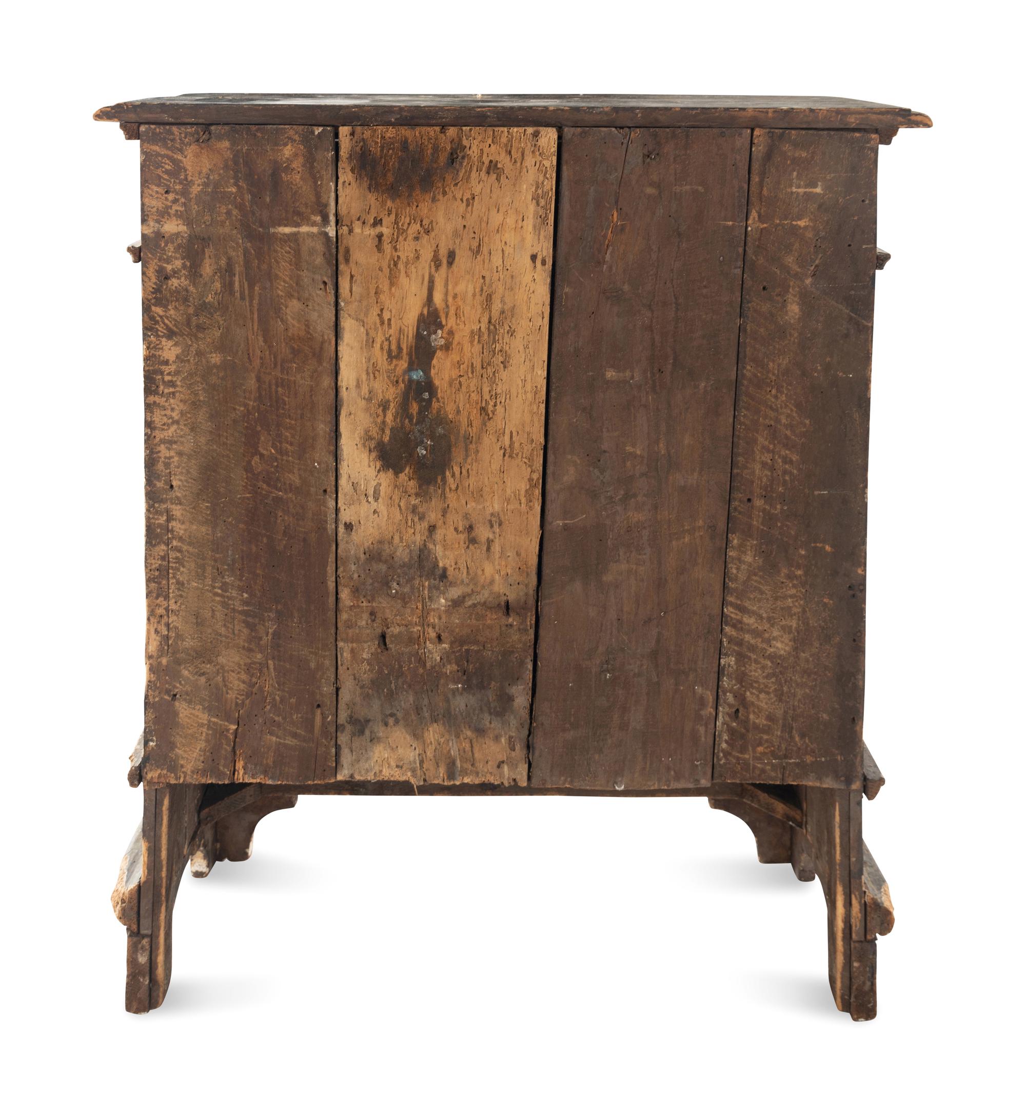 An Italian Painted Console Cabinet