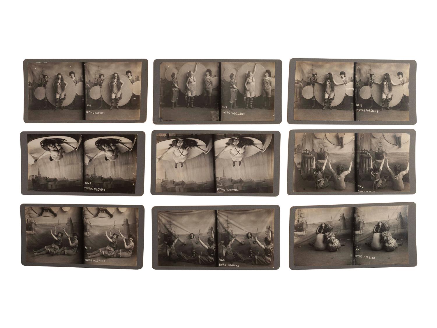 [EARLY PHOTOGRAPHY -- STEREOVIEWS]. A large and diverse group of more than 250 stereoviews highlighted by French tissue stereoviews, comprising: