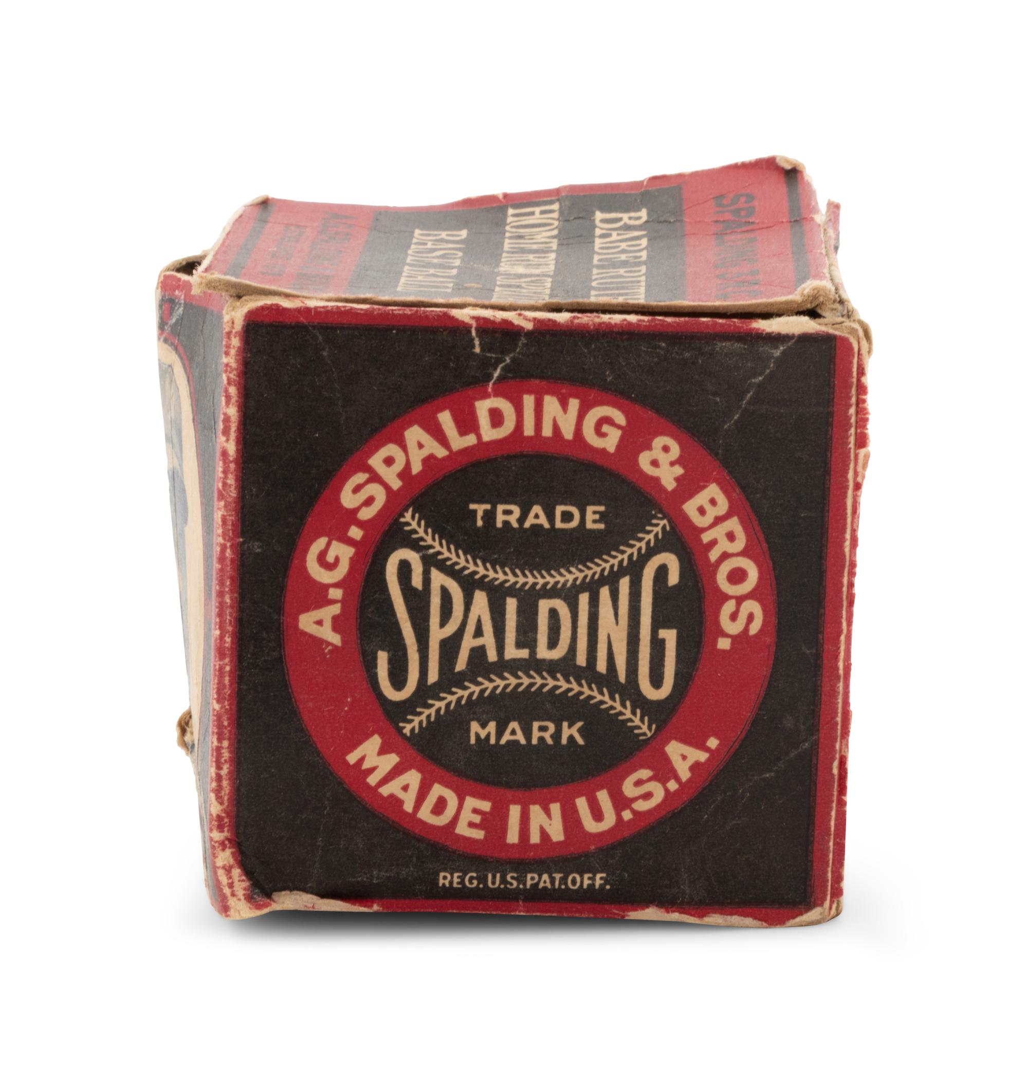 A 1935 Philadelphia Phillies Multi-Signed Baseball and Babe Ruth Home Run Special Retail Box,