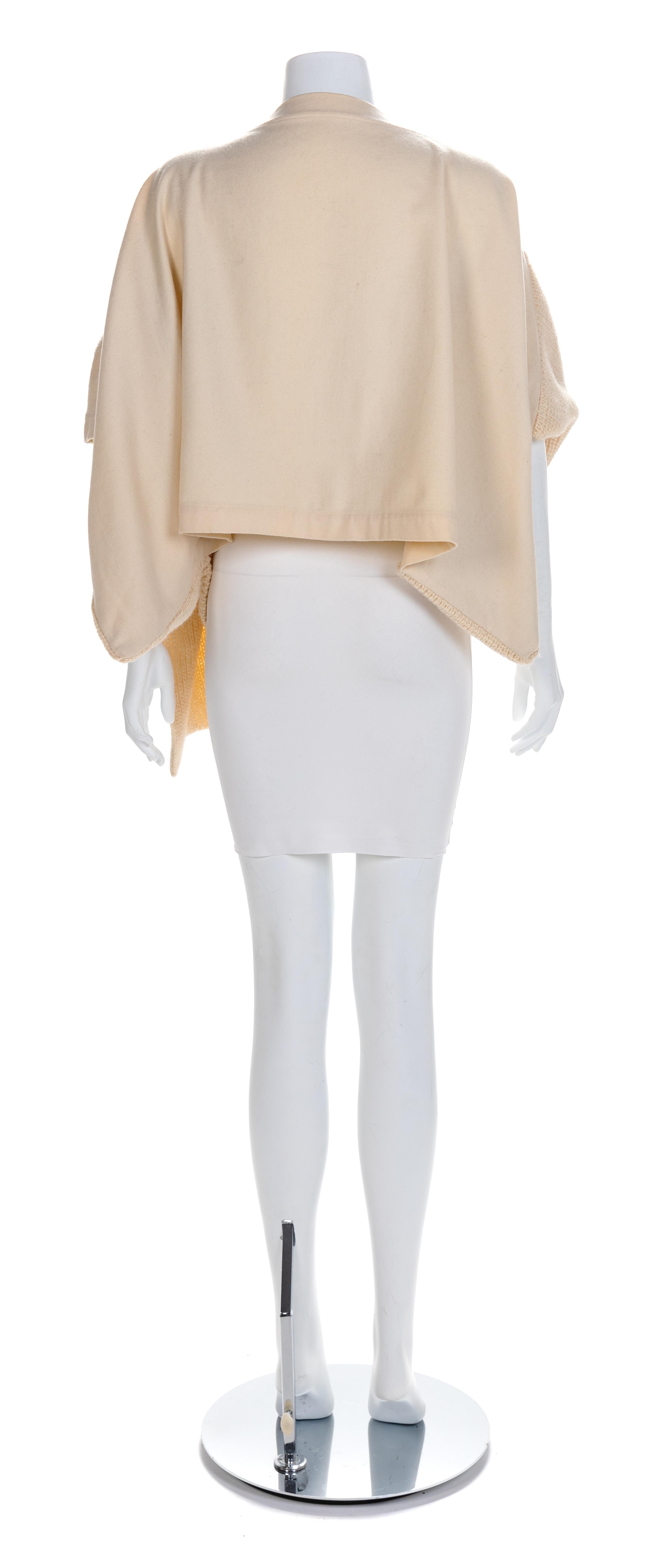 Rare Early Comme des Garçons Knit Sweater, 1983-84 No size label