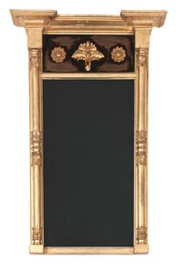 A Federal Style Giltwood Mirror 31 x 21 inches. — 19TH/20TH CENTURY