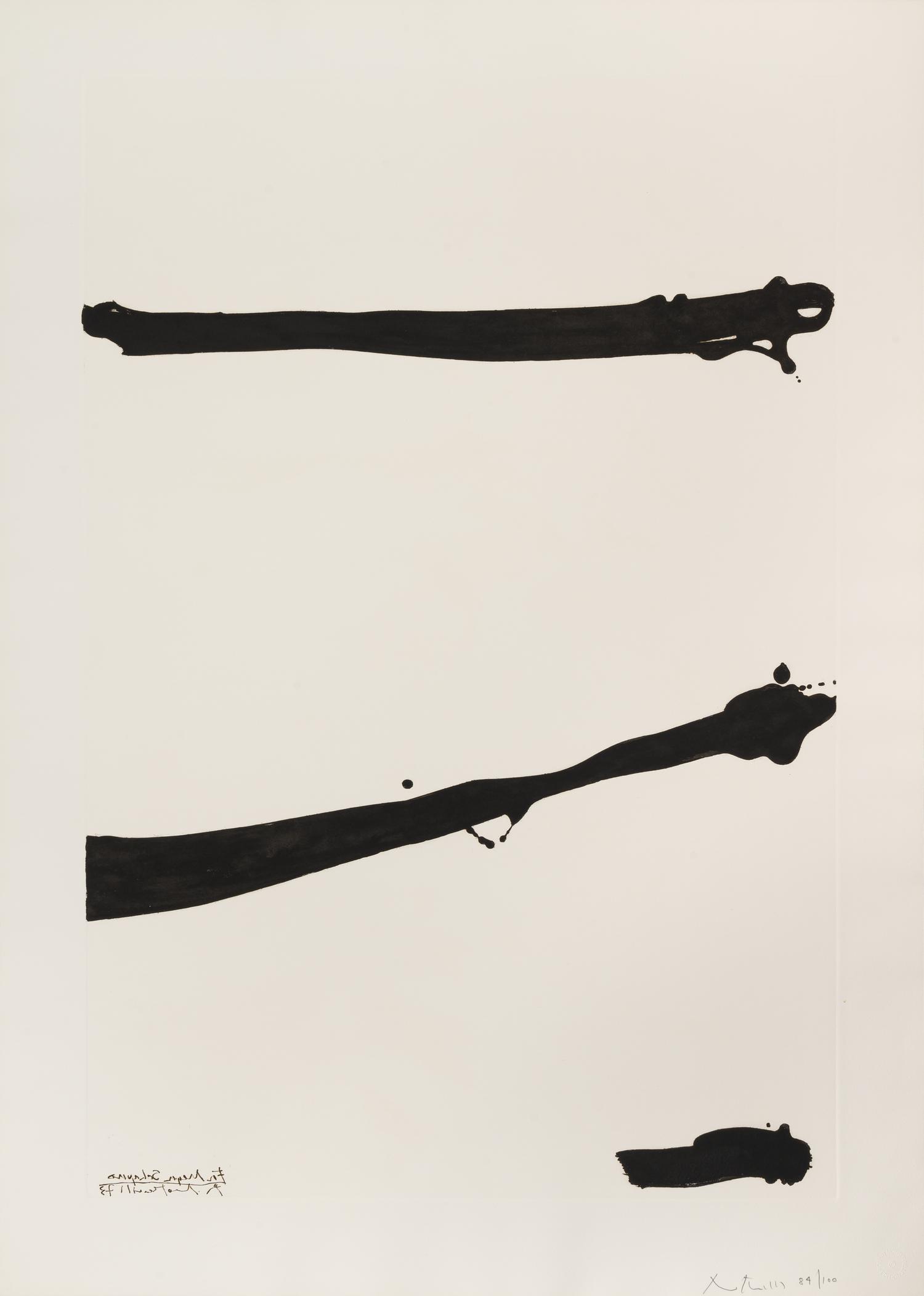 For Meyer Schapiro ( complete portfolio of 12 prints, in original case), 1973-1974