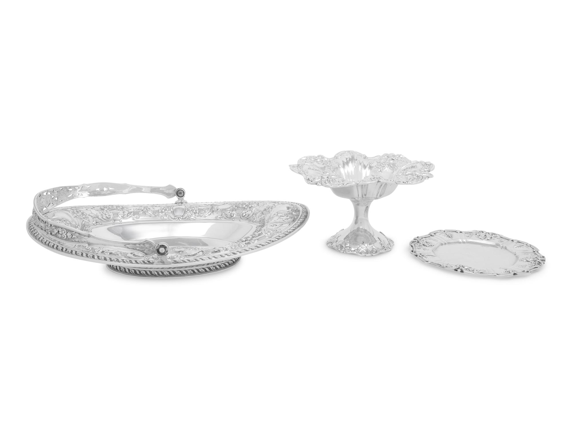Three American Silver Table Articles