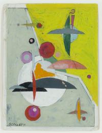 Untitled (Blue, Yellow , and Red; a group of three works)