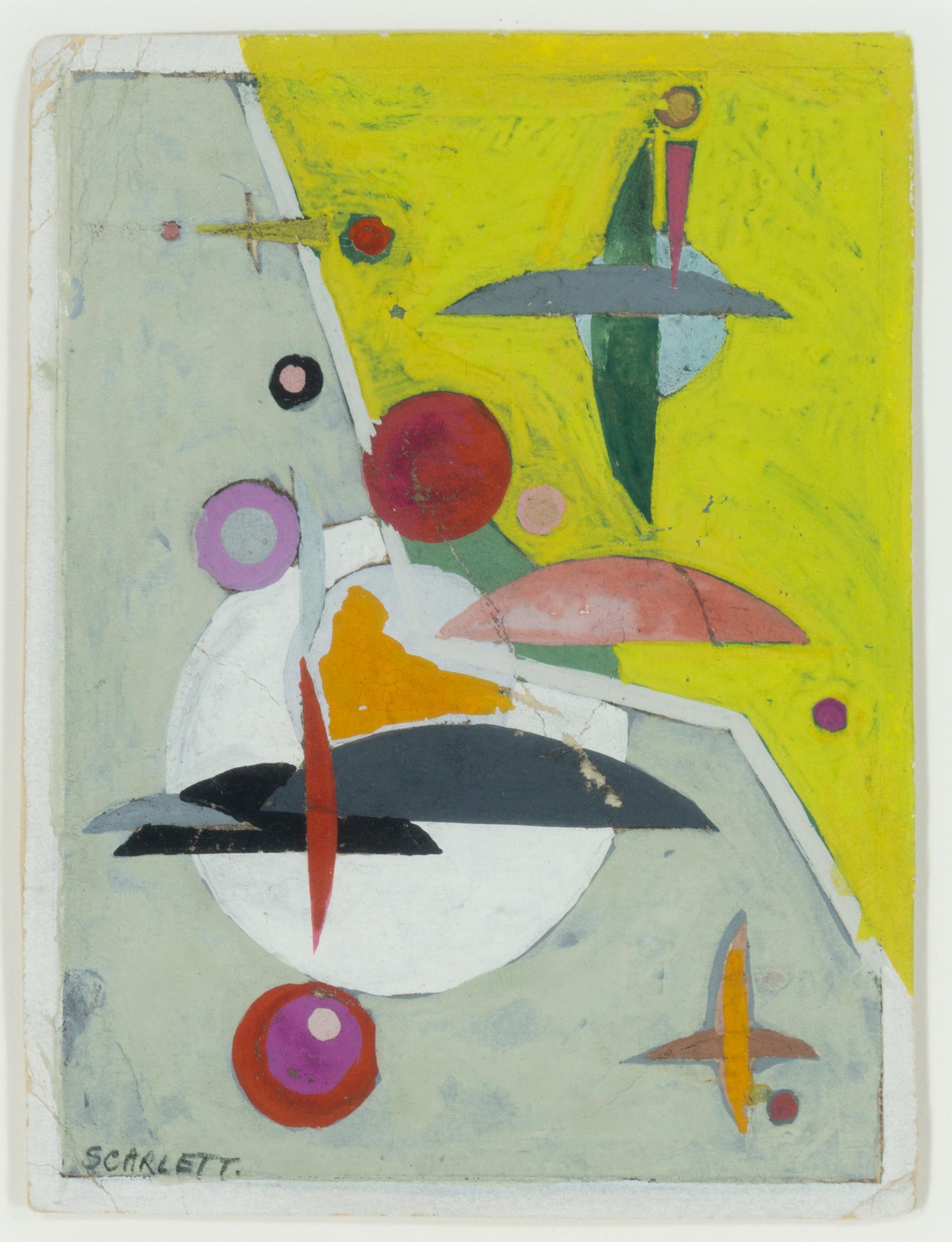 Untitled (Blue, Yellow , and Red; a group of three works)