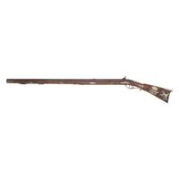 Attractive German Silver Mounted Full Stock Percussion Altered Kentucky Rifle Signed "Armstrong"