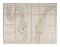 [CIVIL WAR]. Ephemera incl. Mississippi River from Cairo, Ill. to St. Mary's Mo. in VI Sheets, 1865.
