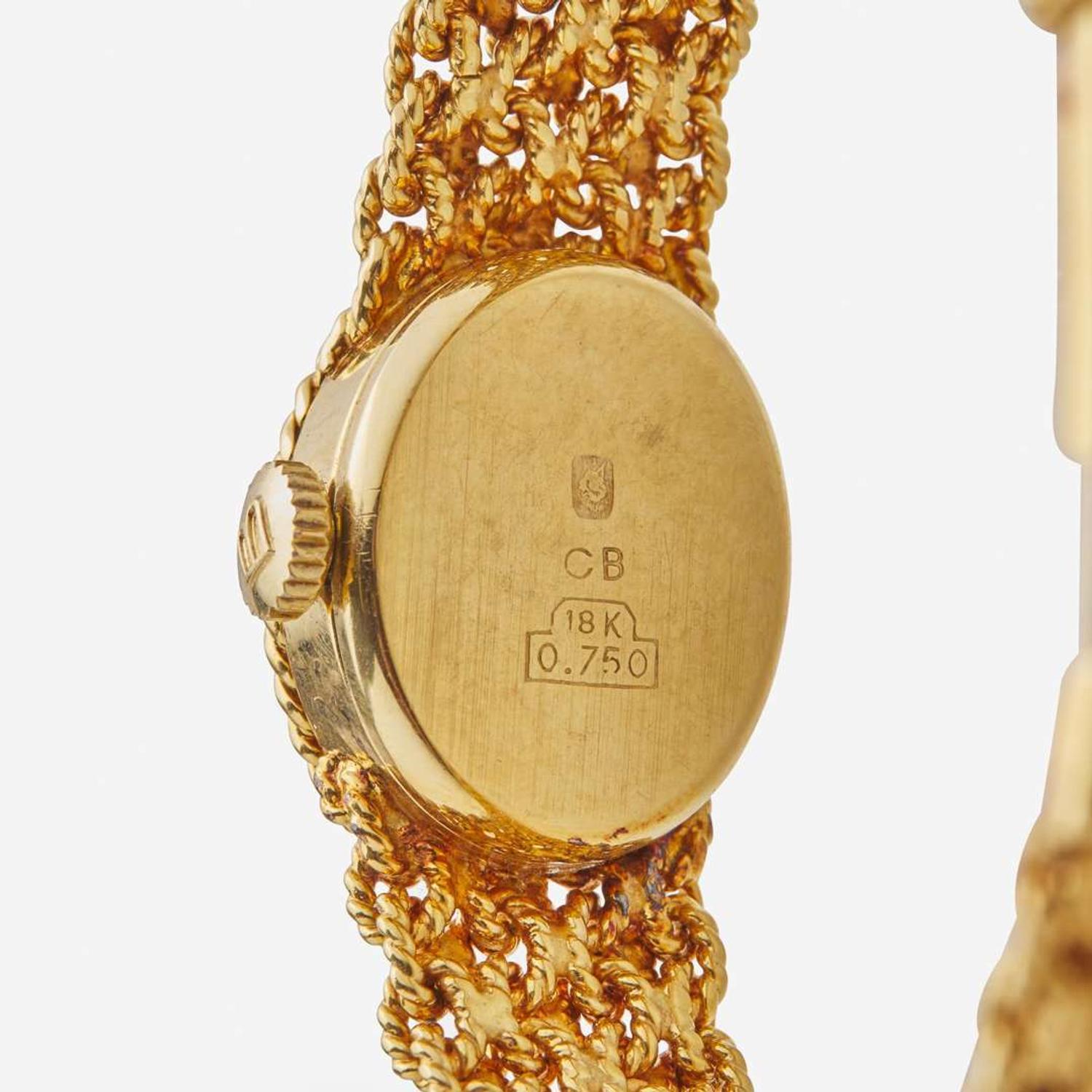 An 18K Yellow Gold Bucherer Ladies Watch