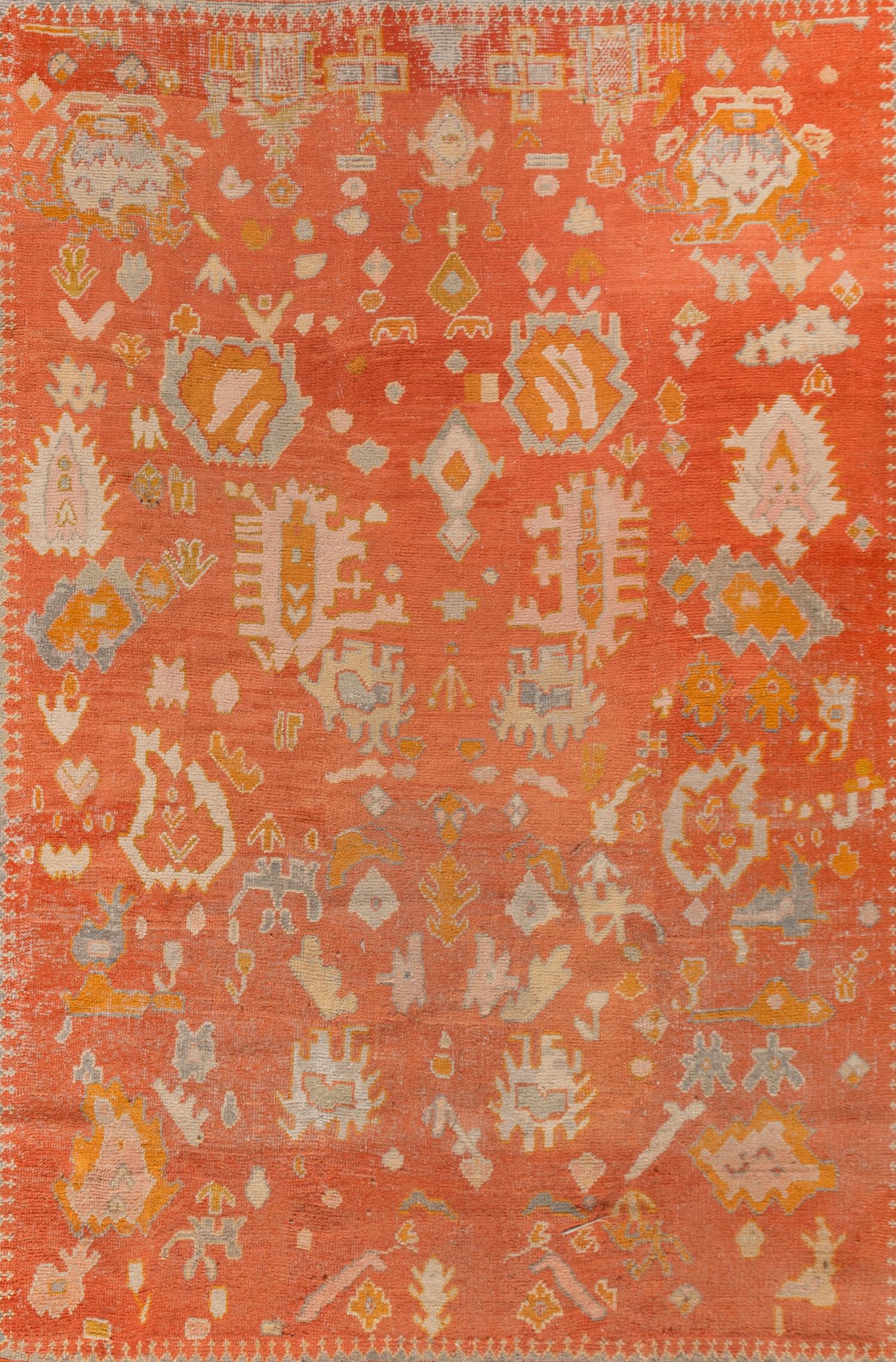An Oushak Wool Rug