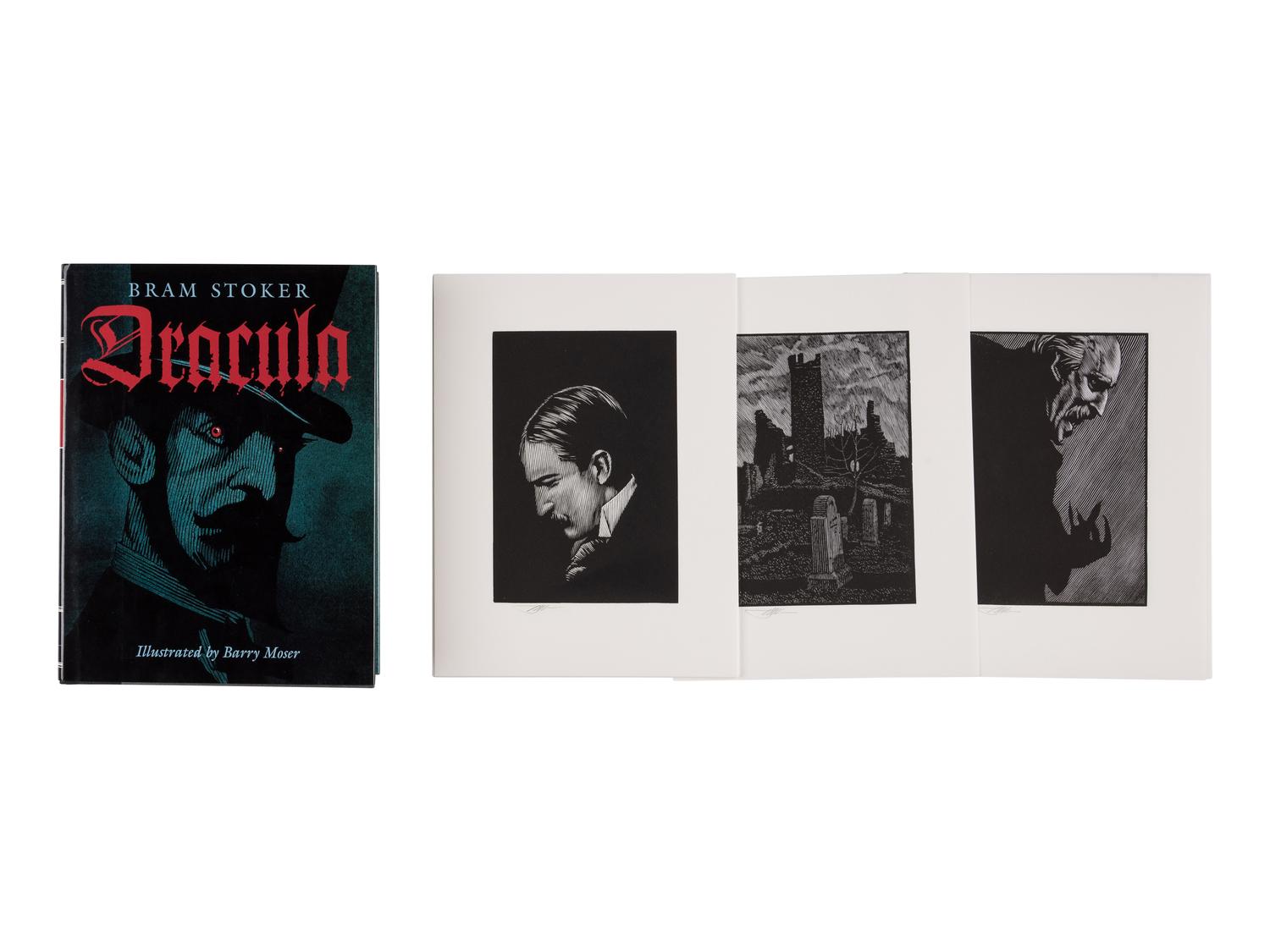 [MOSER, Barry, illustrator]. STOKER, Bram (1847-1912). Dracula . New York: Books of Wonder / Harper Collins, 2000.