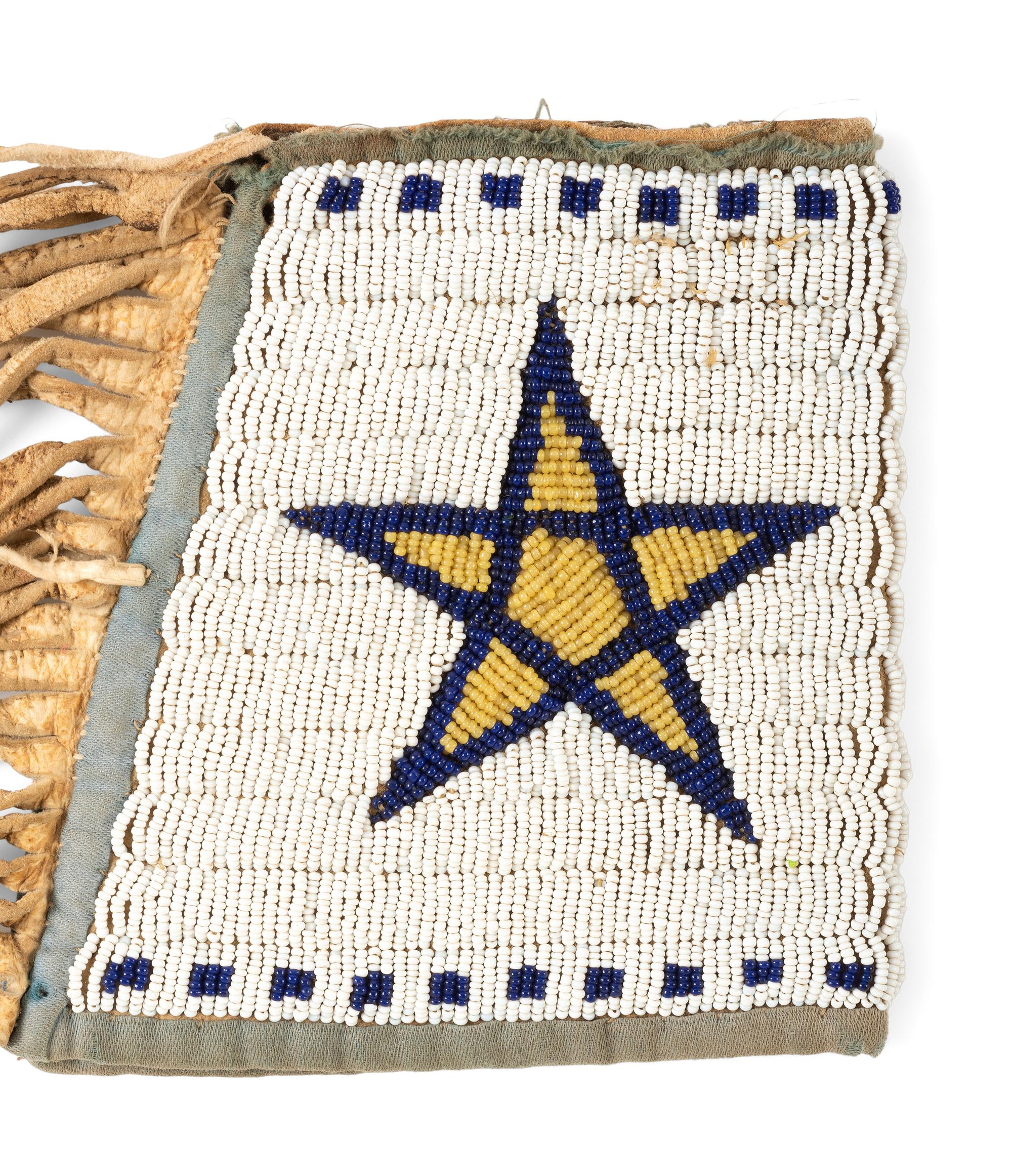 Northern Plains Pouche, Cuffs, and Hair Drop