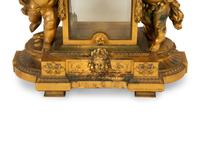 A Napoleon III Gilt Bronze Mantel Clock by Victor Paillard
