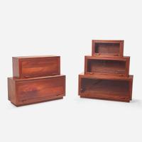 Richard Feldstein (American, b. 1955) Five Bookcase Cabinets, USA, circa 1980s