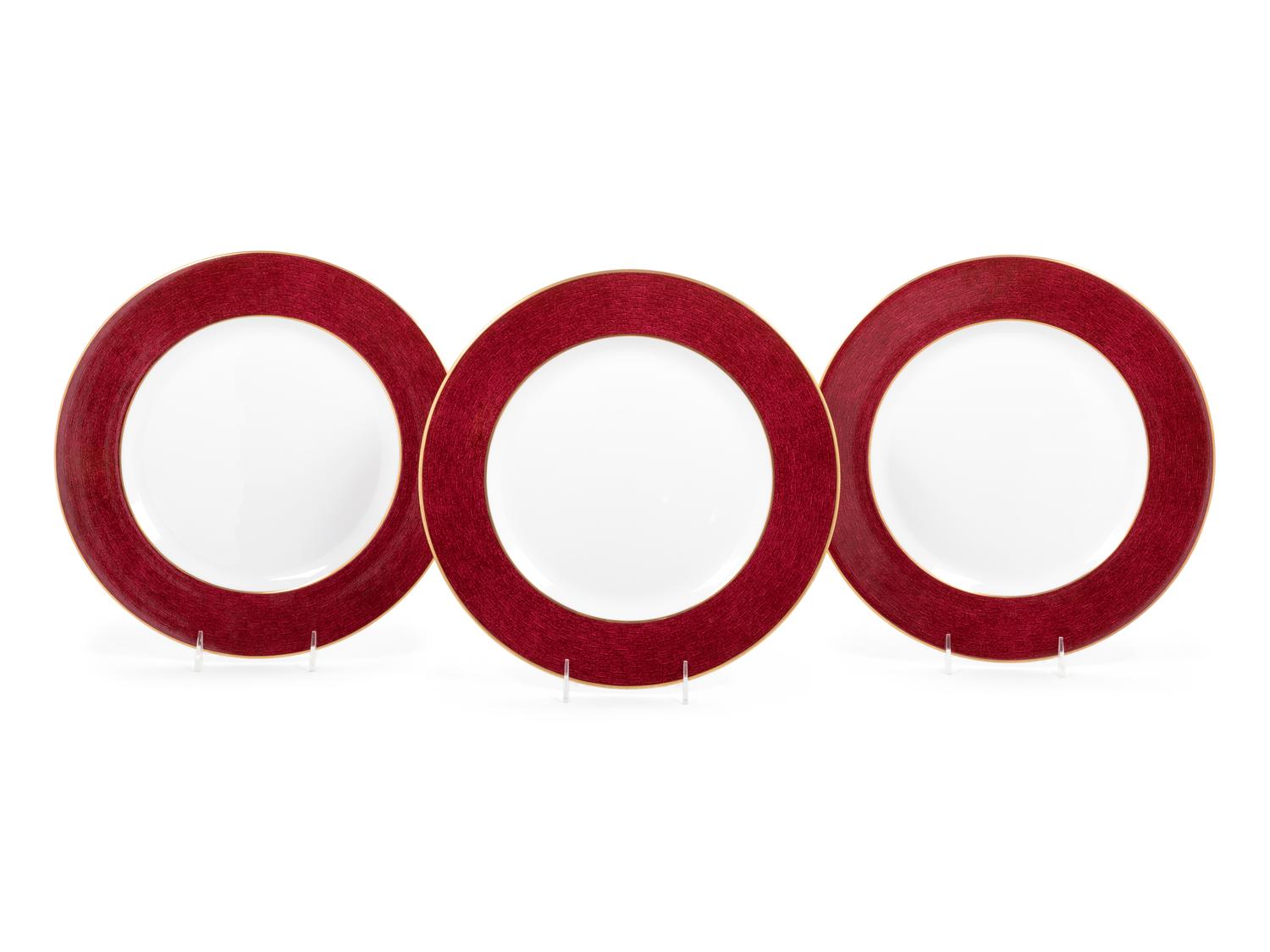 A Set of Thomas Goode Porcelain Chargers