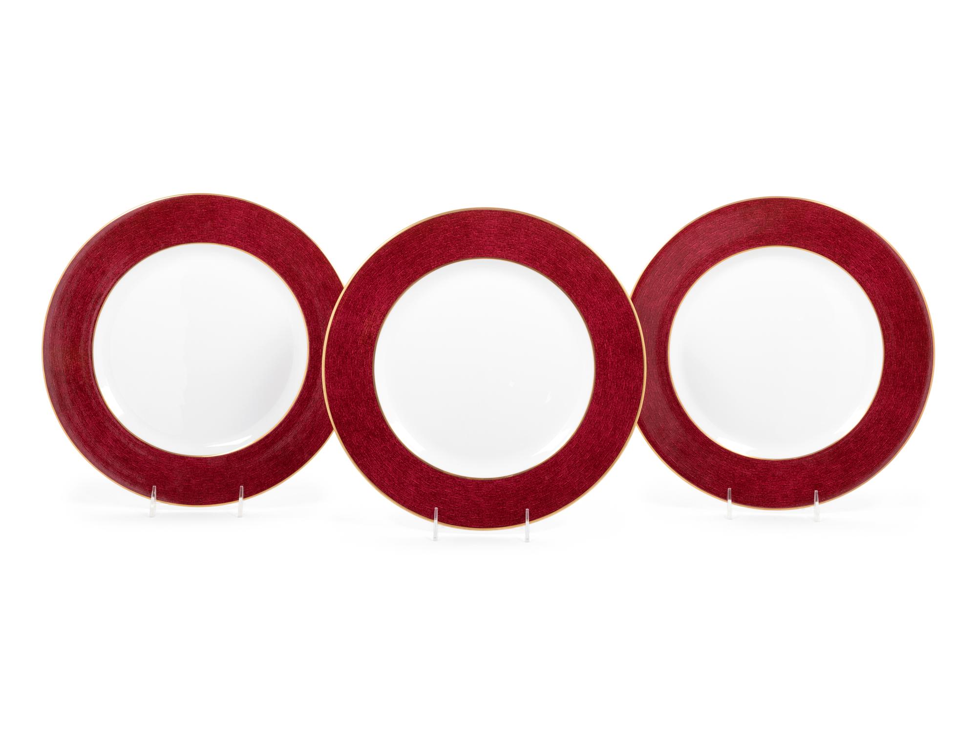 A Set of Thomas Goode Porcelain Chargers