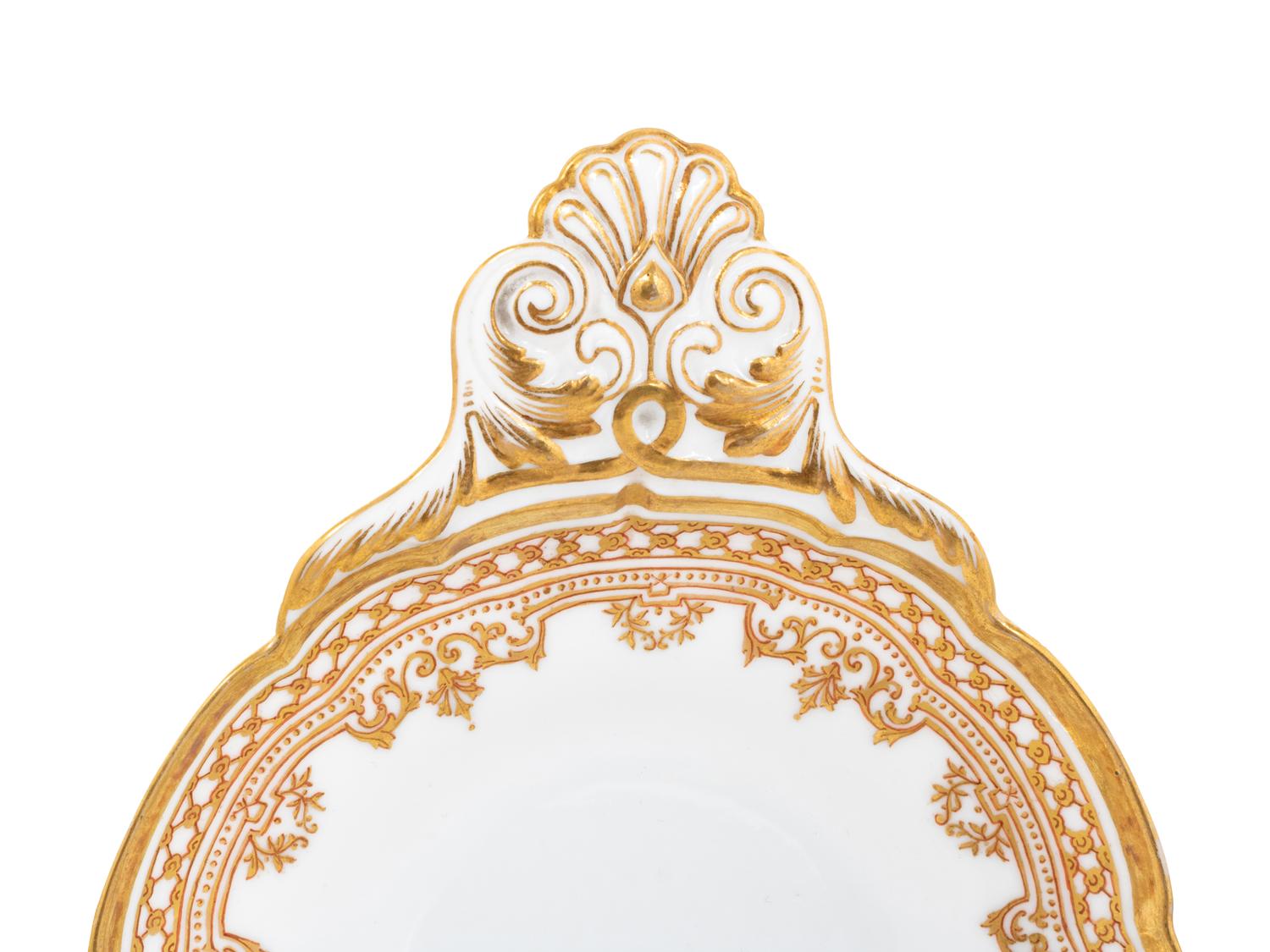 A Set of Three Russian Porcelain Caviar Dishes from the Sobstveny Service