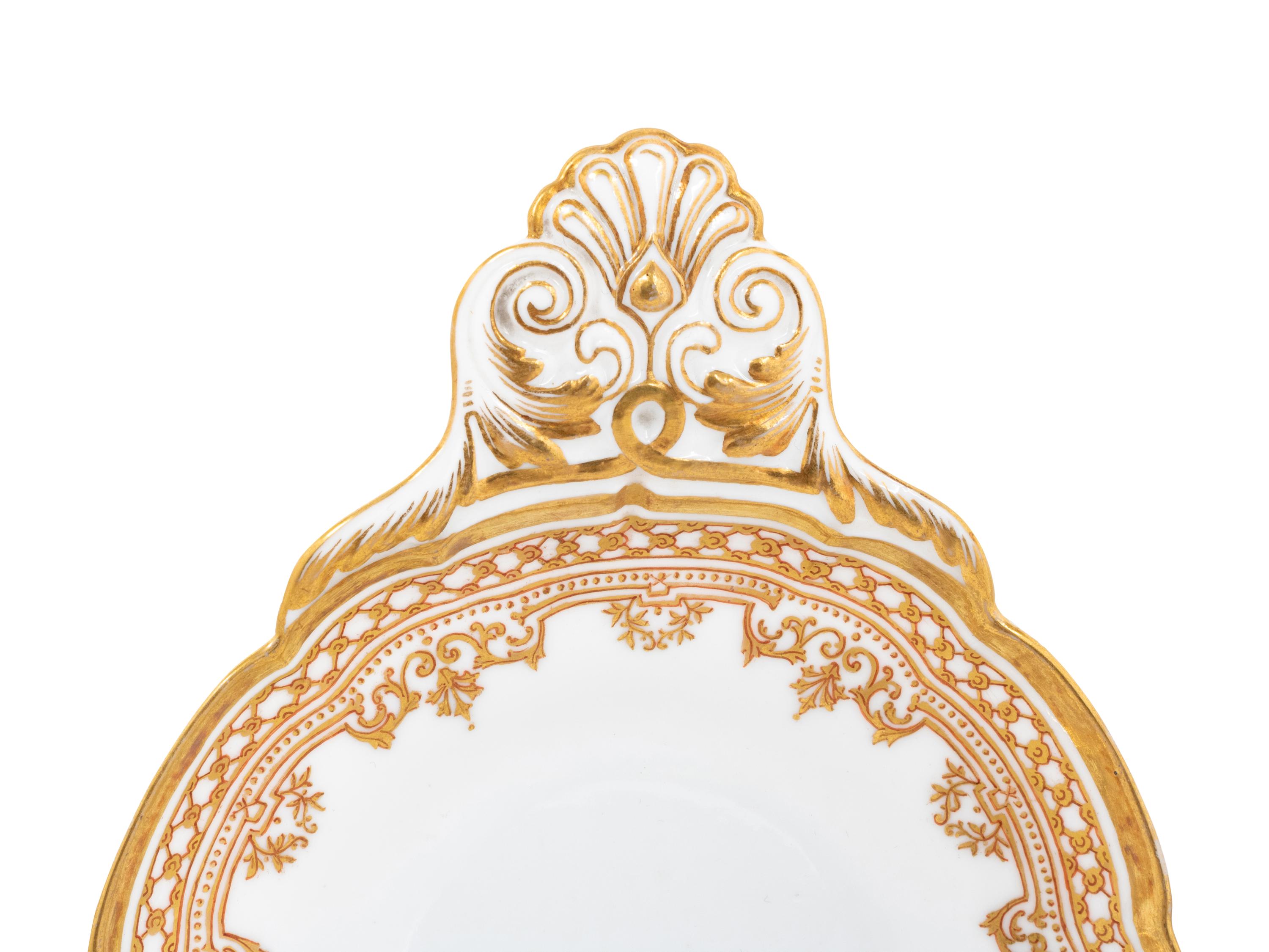 A Set of Three Russian Porcelain Caviar Dishes from the Sobstveny Service