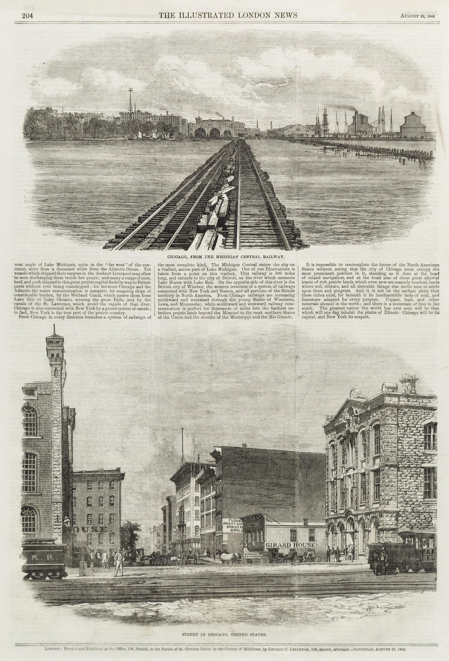 [HARPER'S WEEKLY]. A group of approximately 20 Harper's Weekly steel engravings.