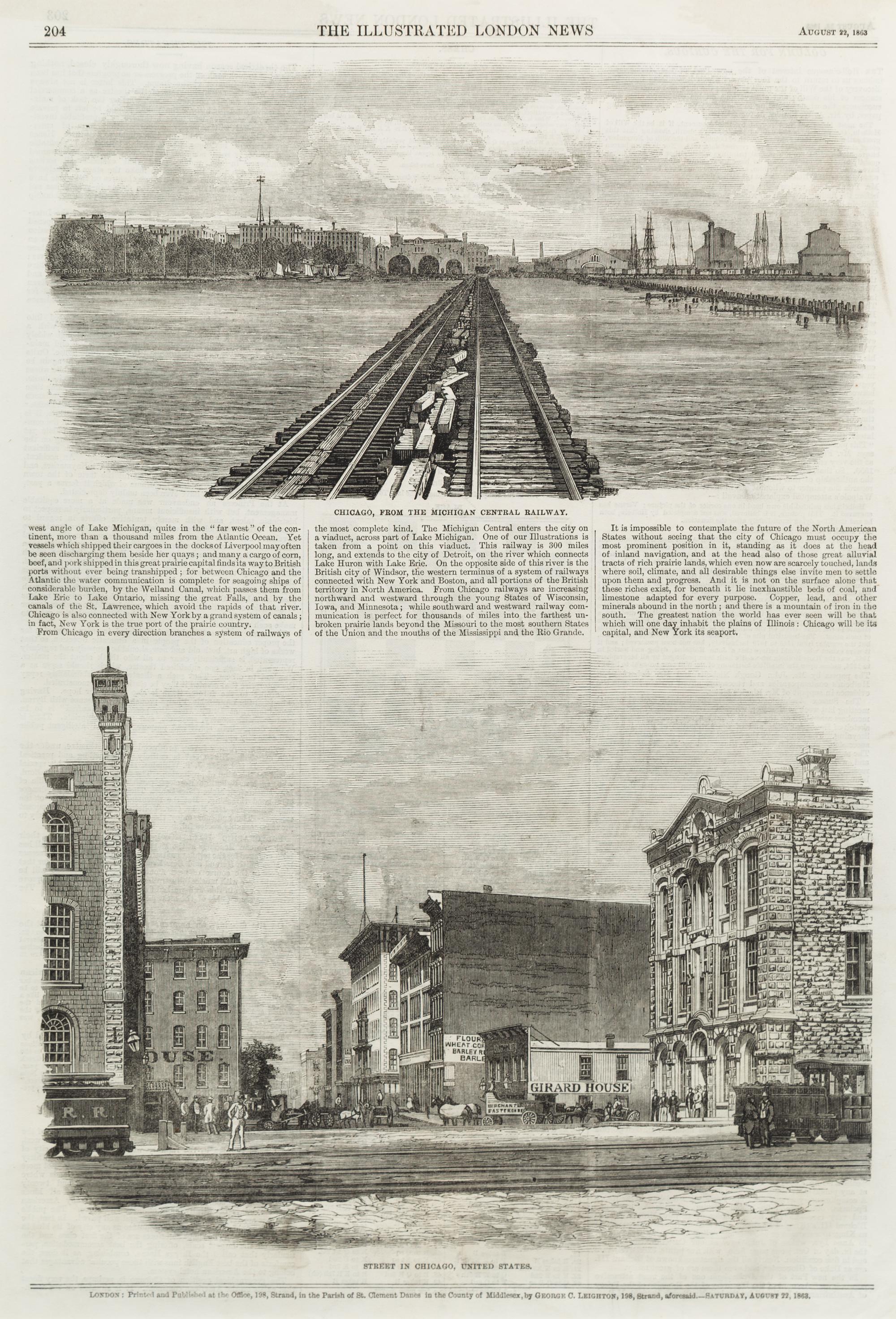 [HARPER'S WEEKLY]. A group of approximately 20 Harper's Weekly steel engravings.