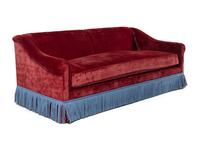A Pair of Custom Sofas with Bullion Fringe