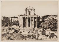 A Group of Six Works by Various Artists, , including Mediterranean Port by Joseph Gray, The Bassra Guard and San Lorenzo, Rome by Sir L