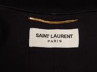 SAINT LAURENT, SILK GEORGETTE MINIDRESS
