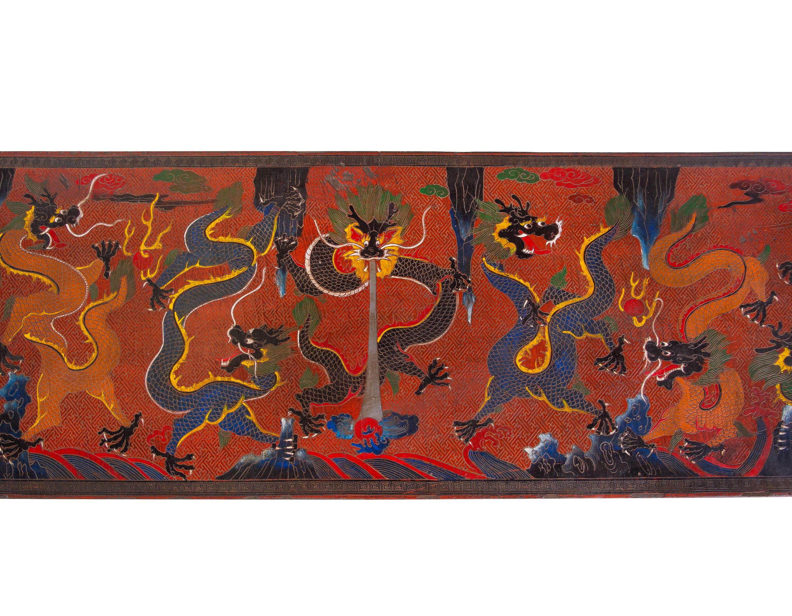 A Chinese Tianqi Lacquer Altar Table