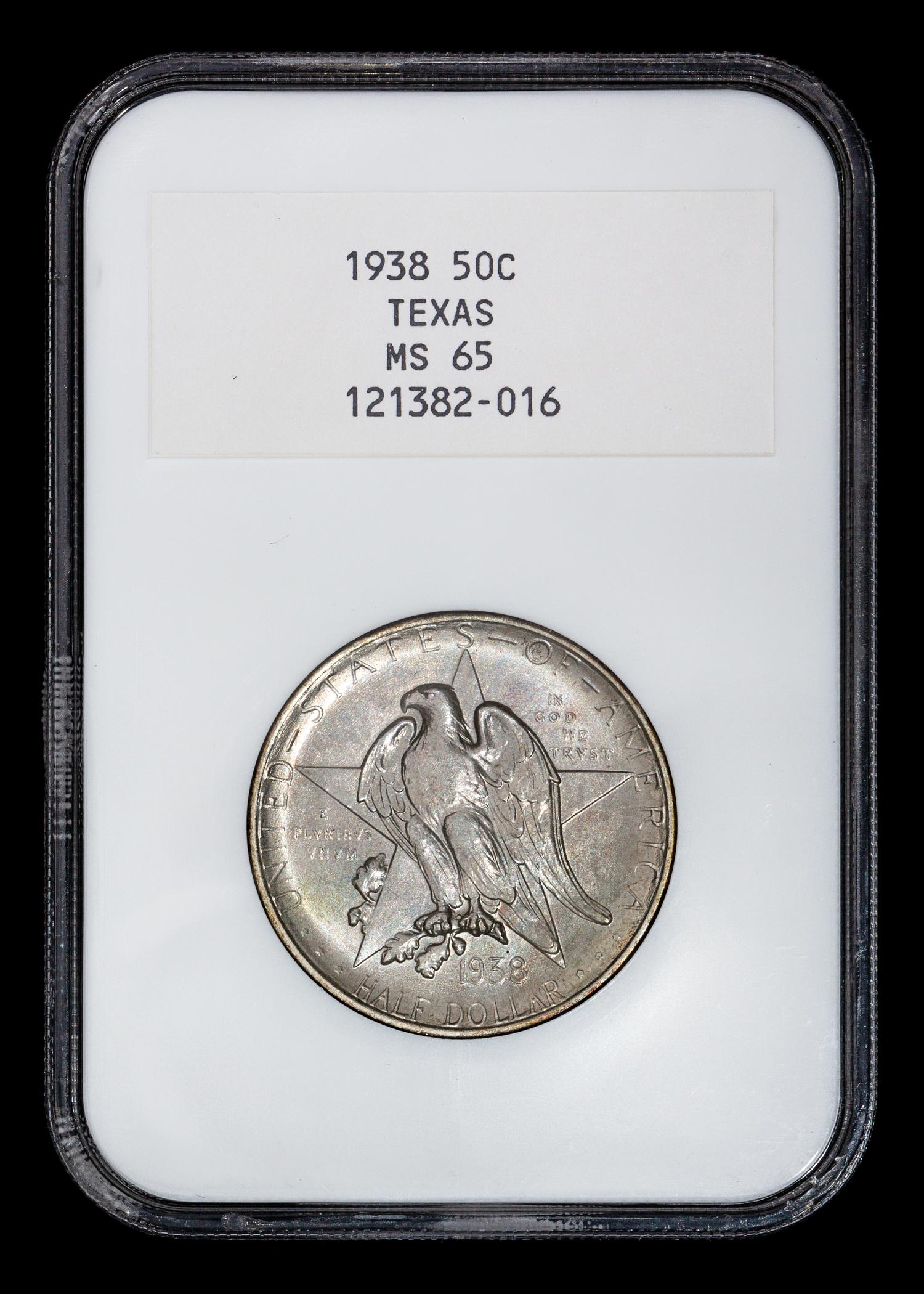 Three United States 1938, D & S Texas Commemorative 50c Coins
