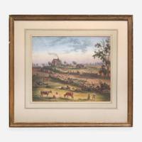 Augustus Kollner (1813-1906) "Near New Hope, Bucks Co, Pa"