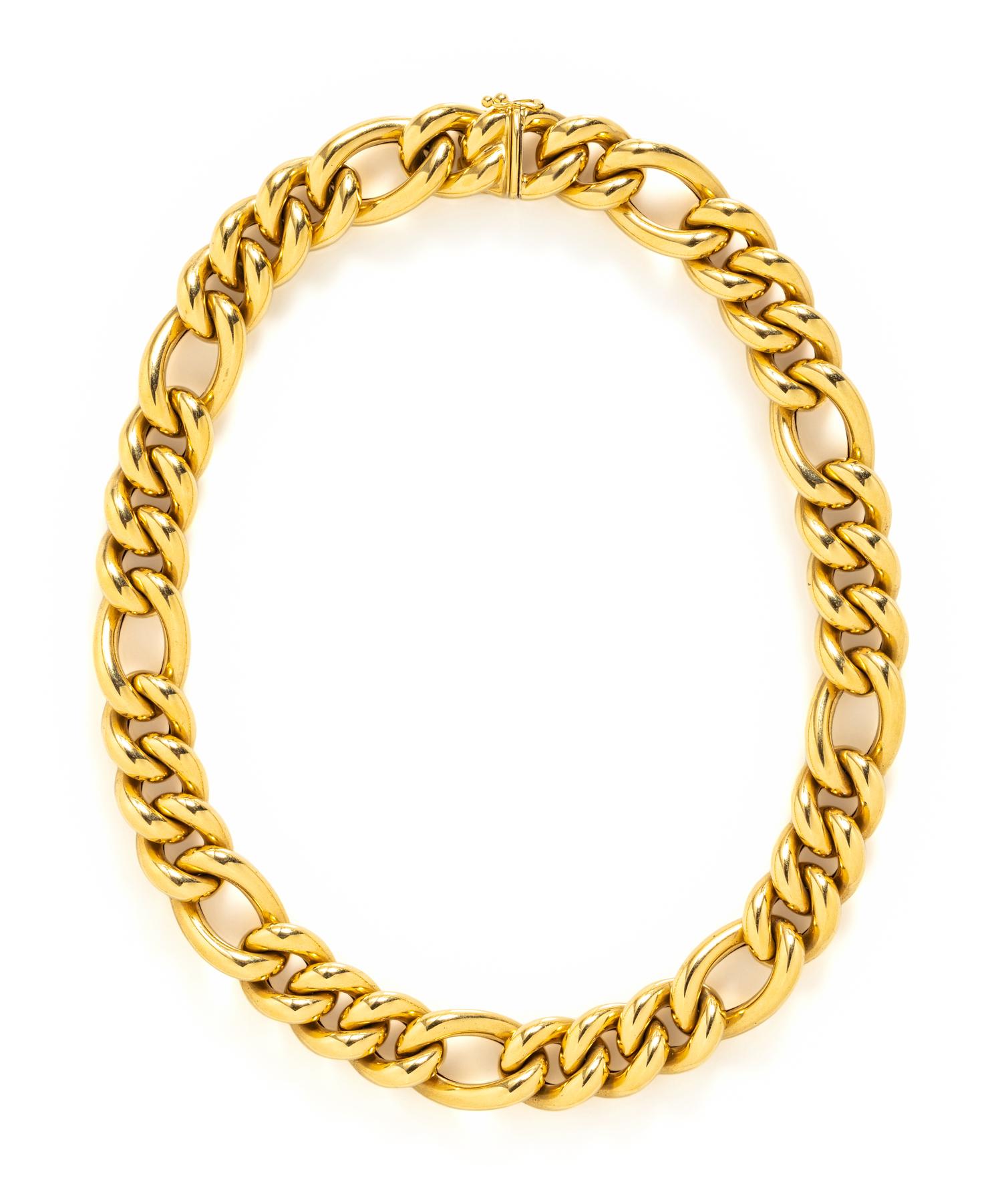 CRAIG DRAKE, YELLOW GOLD NECKLACE