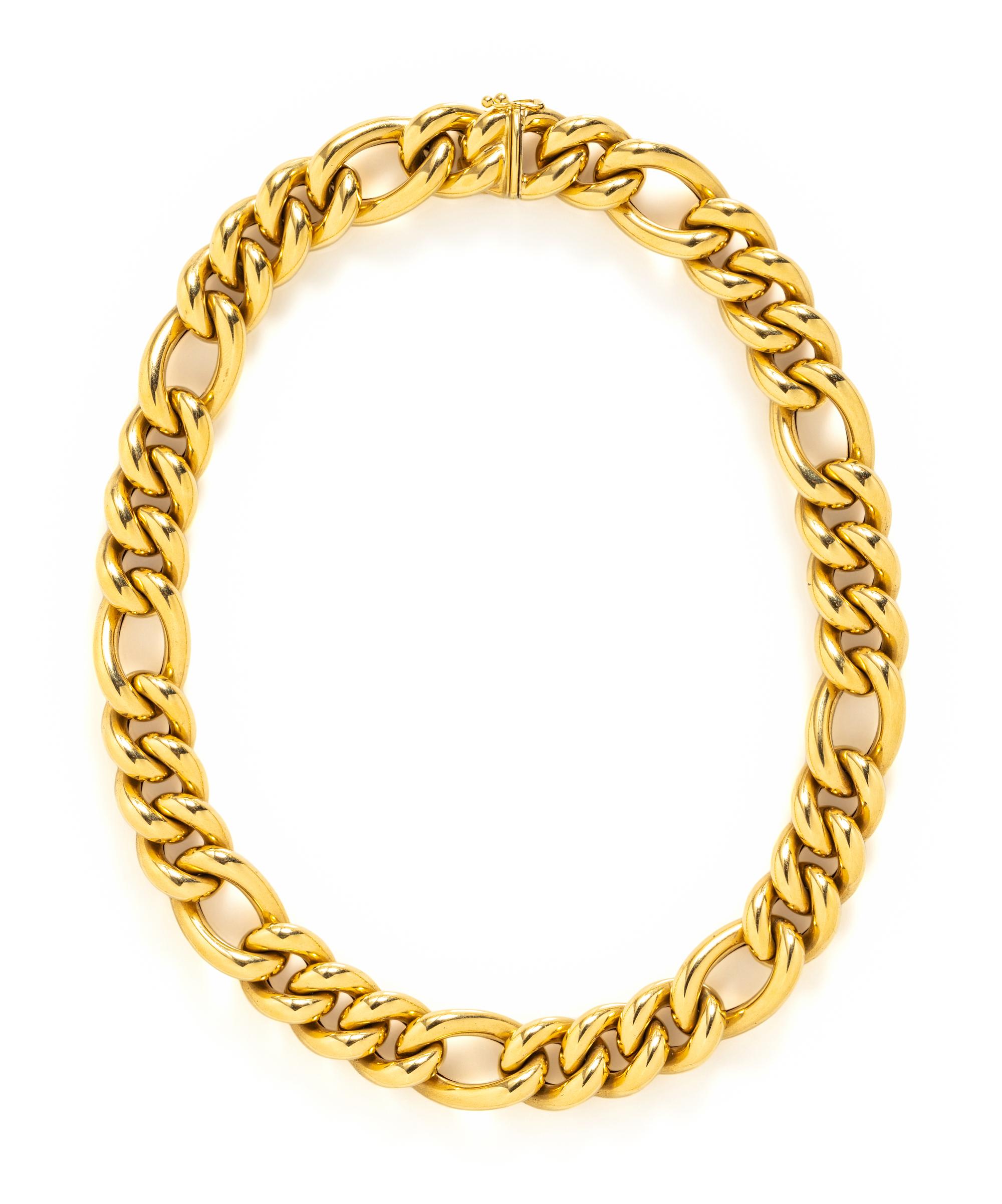 CRAIG DRAKE, YELLOW GOLD NECKLACE