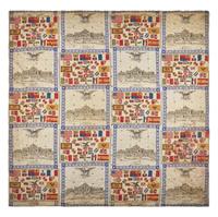 A Philadelphia Centennial Exposition Tied Coverlet