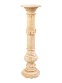 A Continental Marble Pedestal