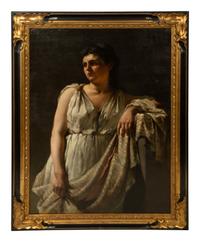 A Three-quarter Length Portrait of Woman in Greek Dress