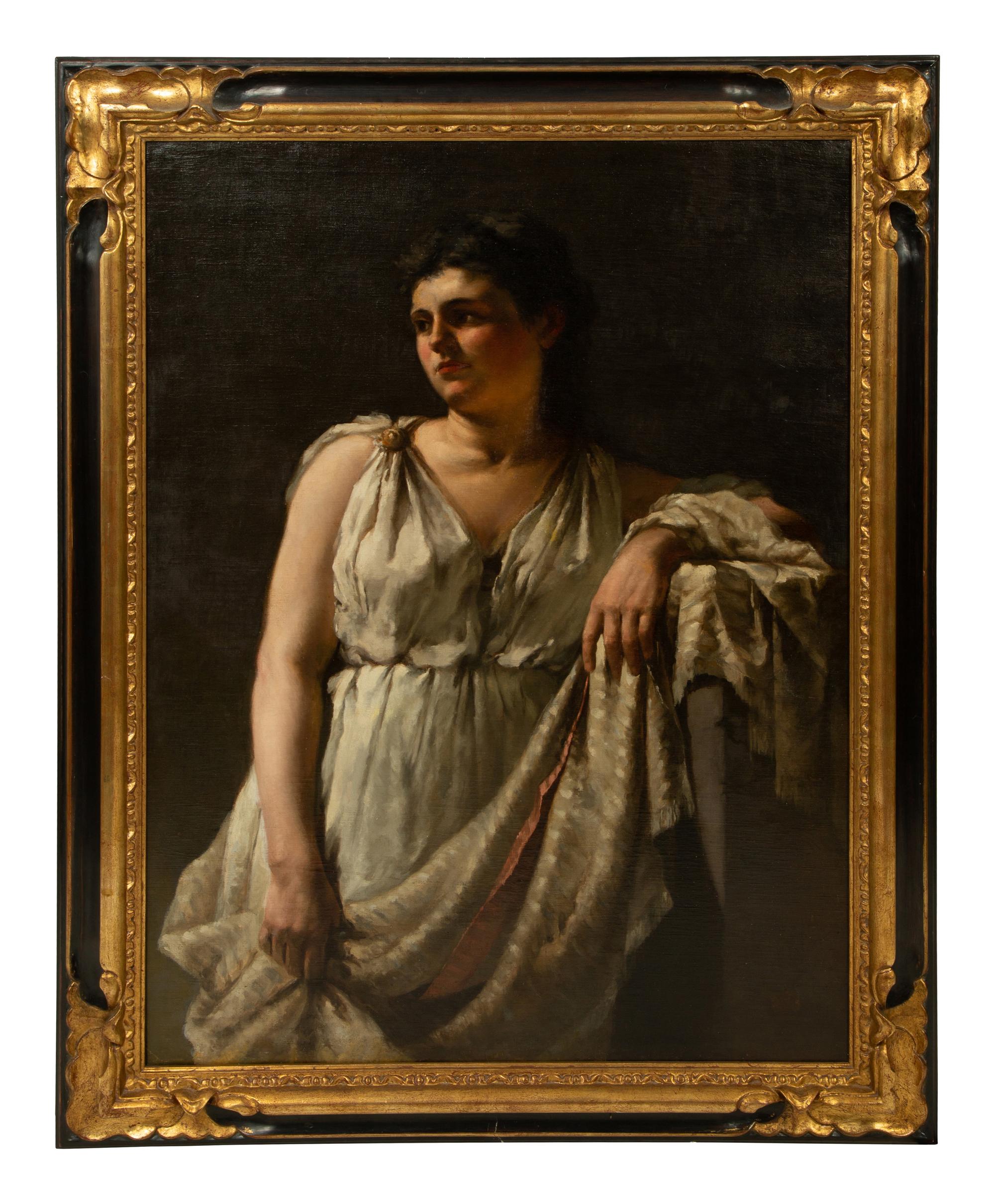 A Three-quarter Length Portrait of Woman in Greek Dress