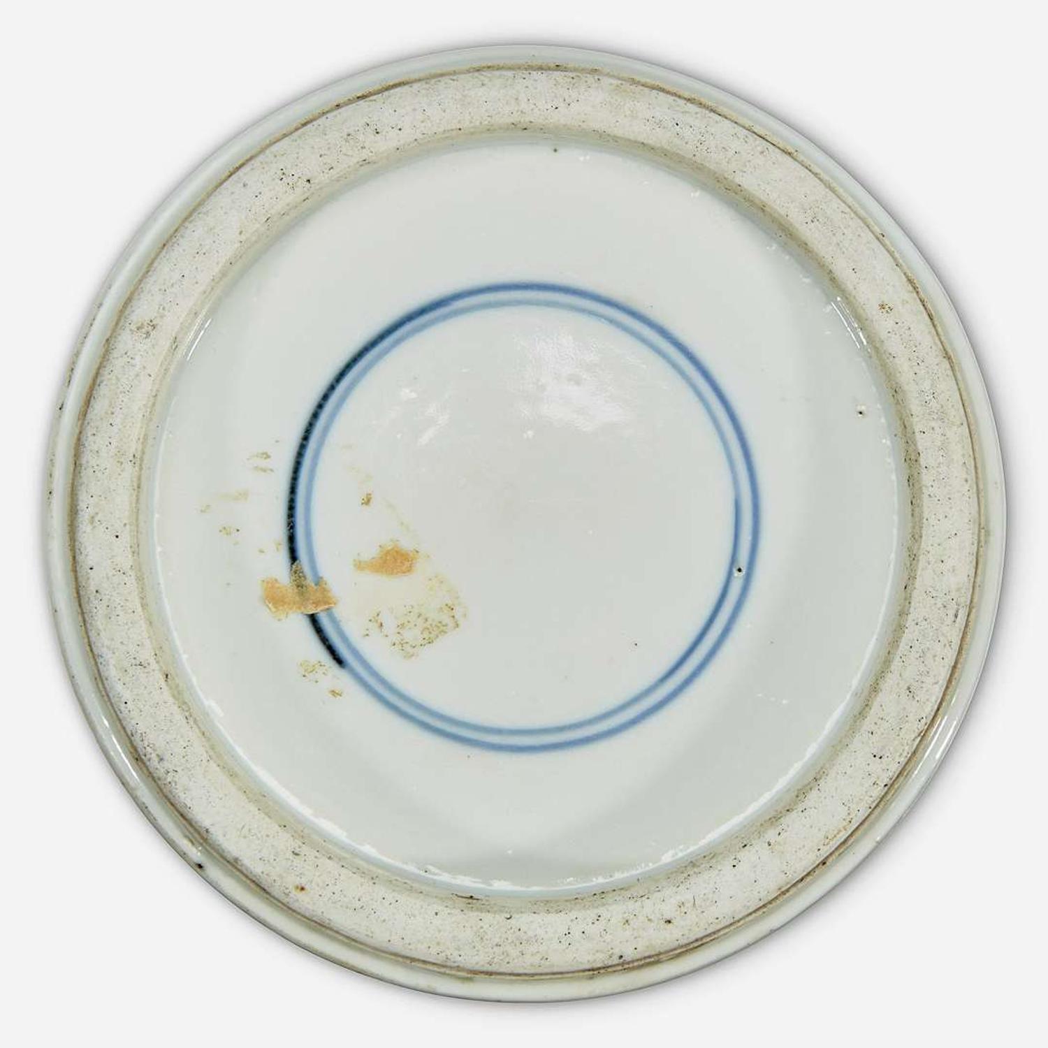 A Chinese blue and white porcelain tall baluster base 青花大瓶