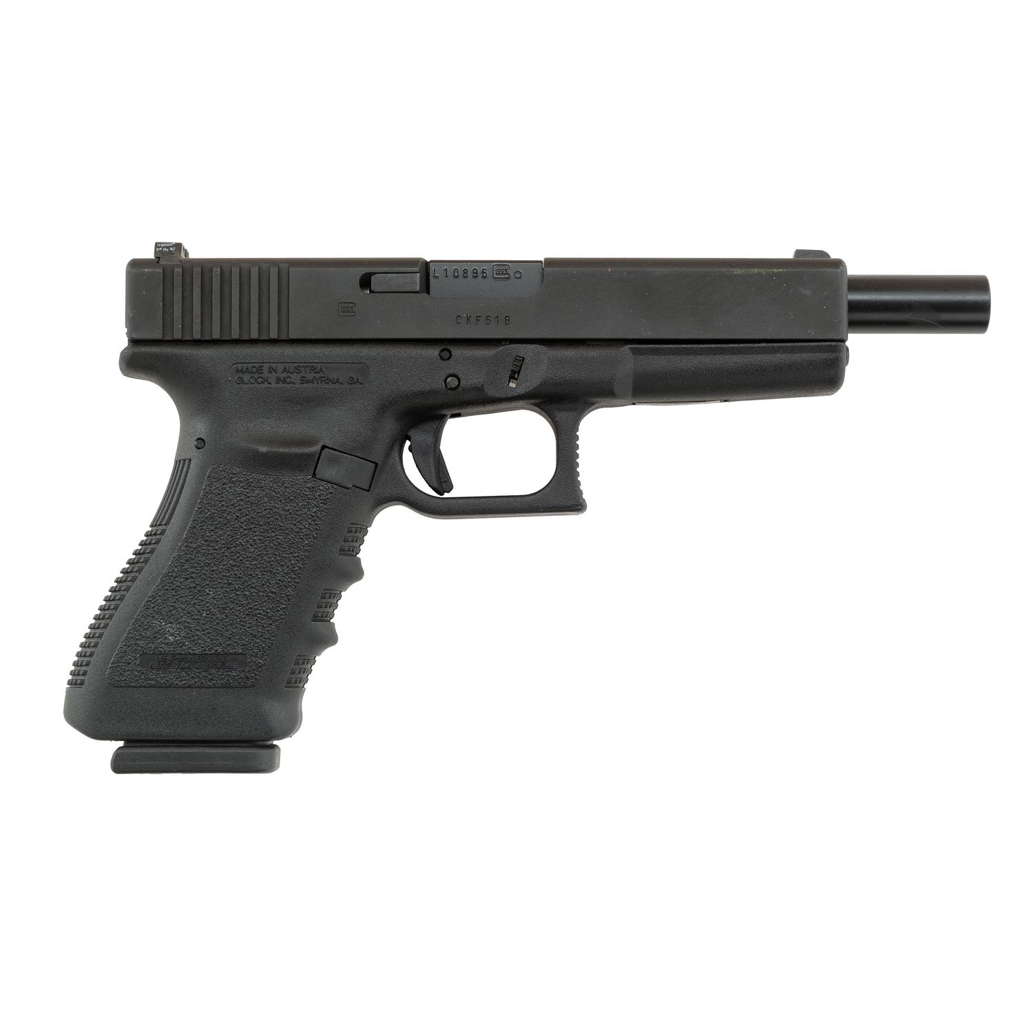 *Glock 20 Gen 3 in Glock "Tupperware" Box with Accessories and Extended Barrel