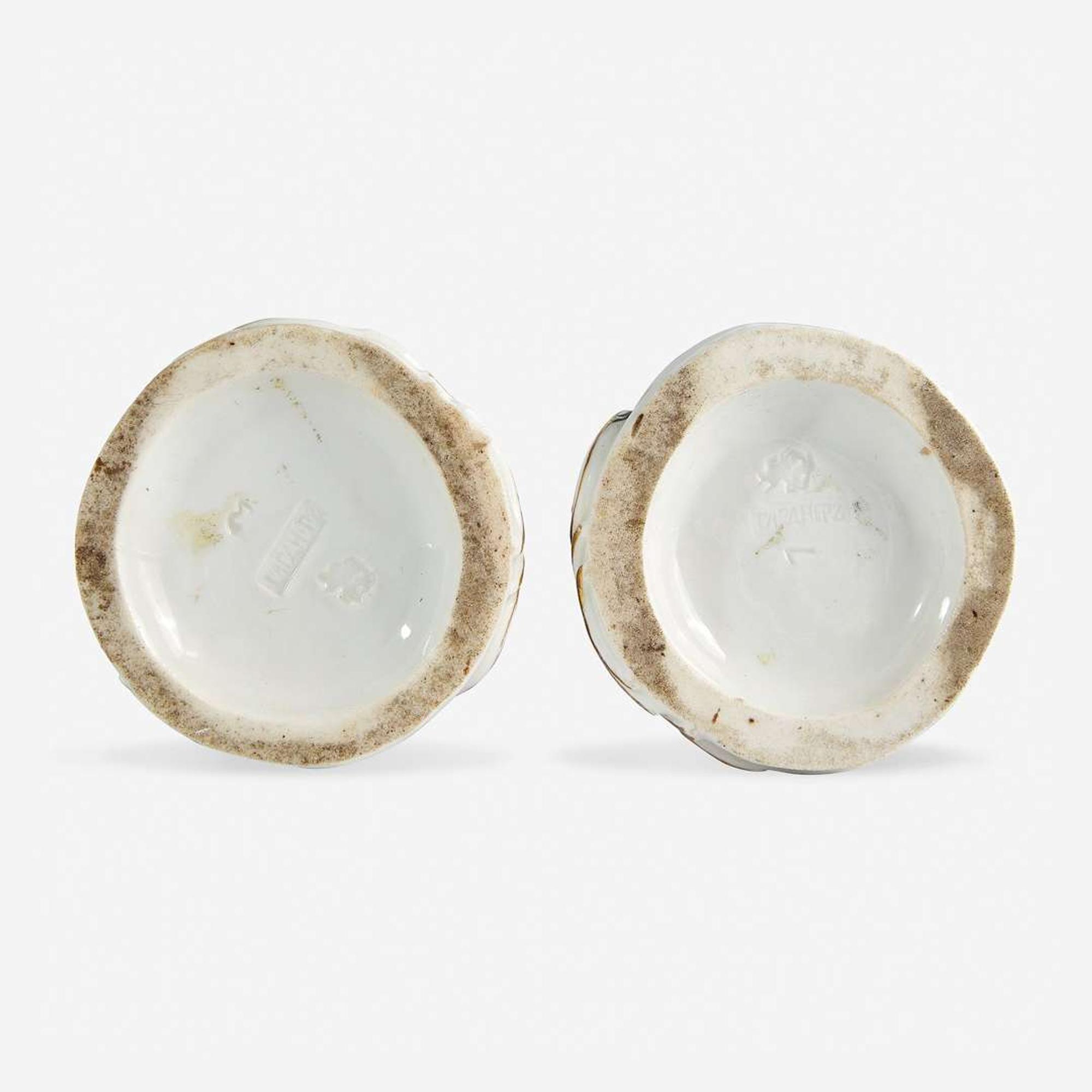 Two Russian Porcelain Figures of Coachmen Gardner Porcelain Factory, first half 19th century