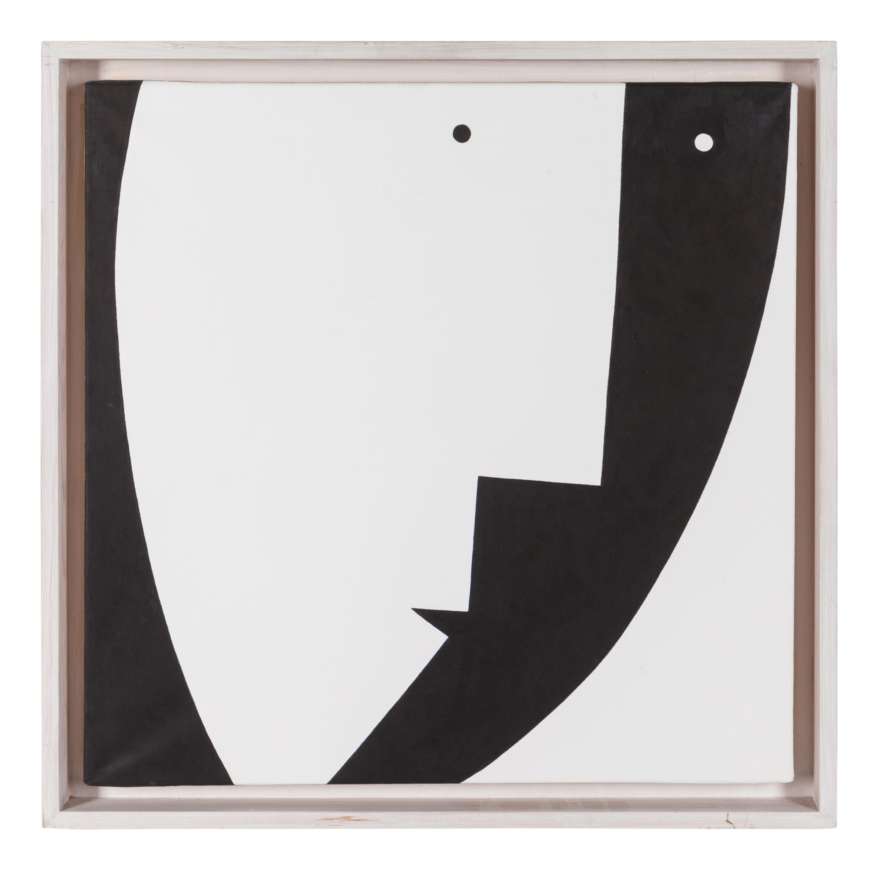Untitled (Black and White Face)