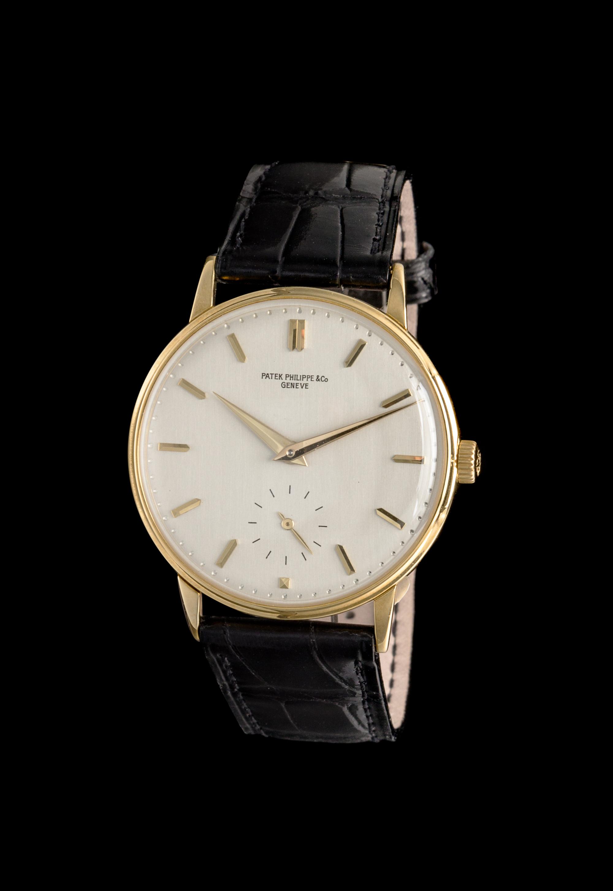 An 18 Karat Yellow Gold Ref. 3410 Wristwatch, Patek Philippe,