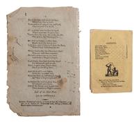 [ENSLAVEMENT & ABOLITION]. Two 19th-century imprints, incl. anti-slavery publication The Slave's Friend and The Negro Servant .